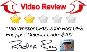Video Review Whistler CR90 Radar Detector